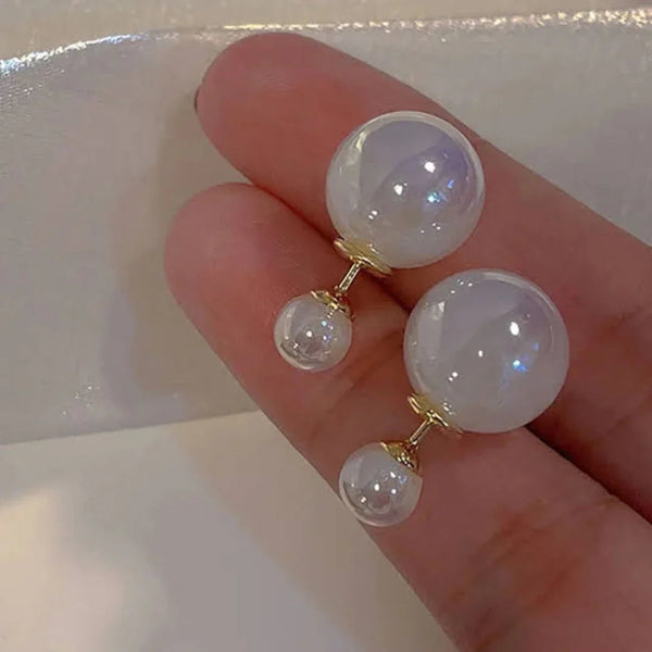 Pearl Ball Earring Boho Bloom