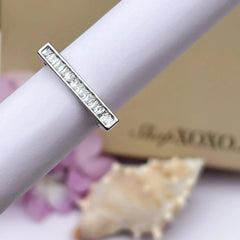 Geometric Bar-Design Ring Boho Bloom