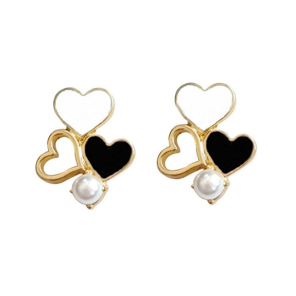 Fashion Pearl Exaggerated Drop Earrings Retro Boho Bloom
