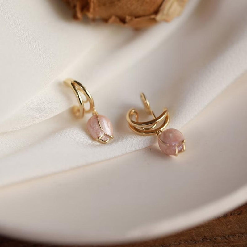 Elegant Luxury Hoop Earring Boho Bloom