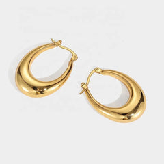 Anti tarnish amazing gold hoop earrings Boho Bloom