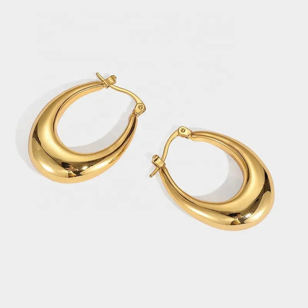 Anti tarnish amazing gold hoop earrings Boho Bloom