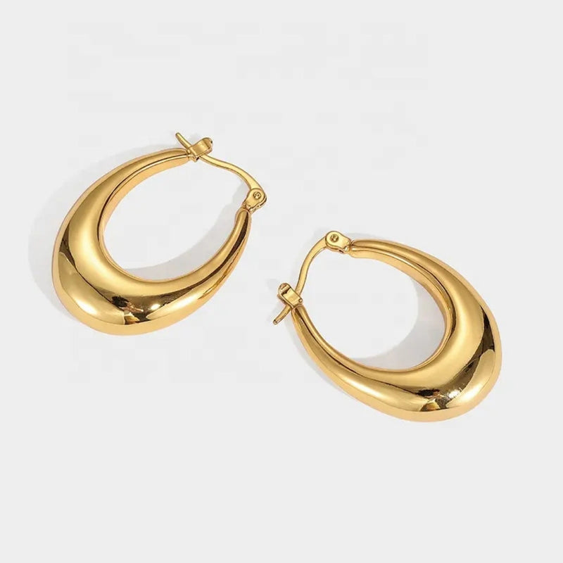 Anti tarnish amazing gold hoop earrings Boho Bloom