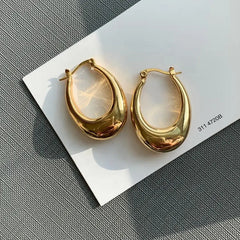 Anti tarnish amazing gold hoop earrings Boho Bloom