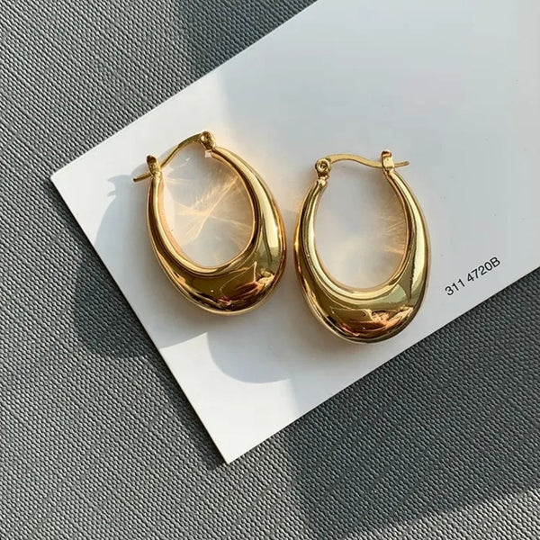 Anti tarnish amazing gold hoop earrings Boho Bloom