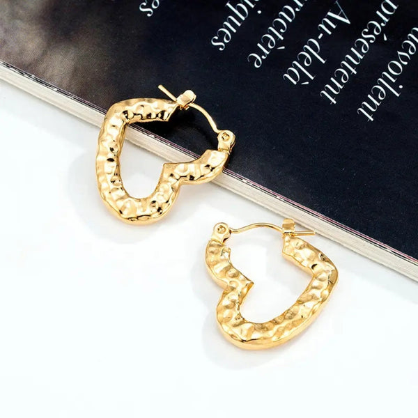 Anti tarnish twisted earrings Boho Bloom