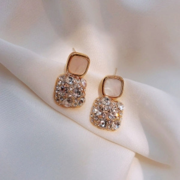 Stone Geo Earrings Boho Bloom