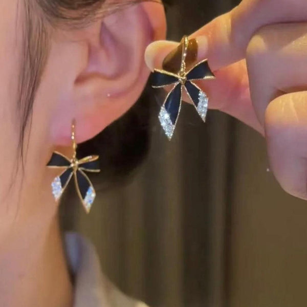 Bow-Shaped Dangling Earring Boho Bloom