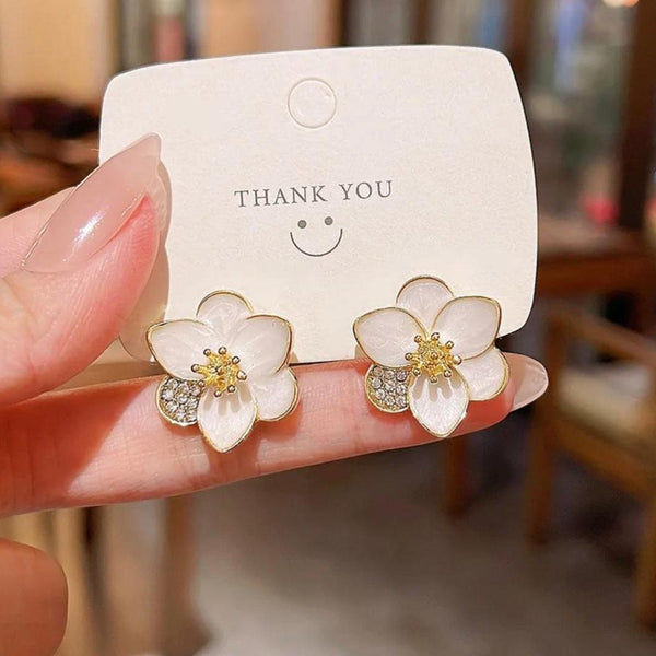 Flower Shaped Earrings Boho Bloom