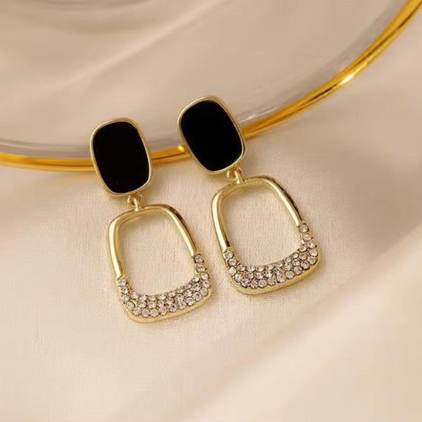 Simple diamond earrings Boho Bloom