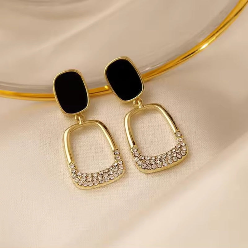 Simple diamond earrings Boho Bloom