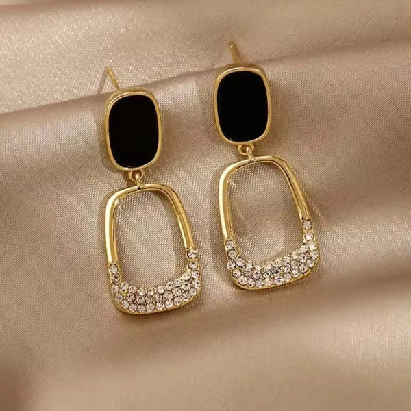 Simple diamond earrings Boho Bloom