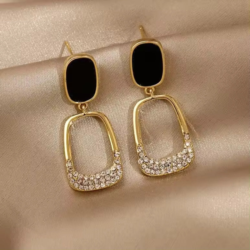 Simple diamond earrings Boho Bloom