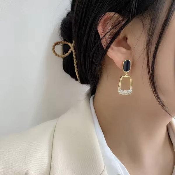 Simple diamond earrings Boho Bloom