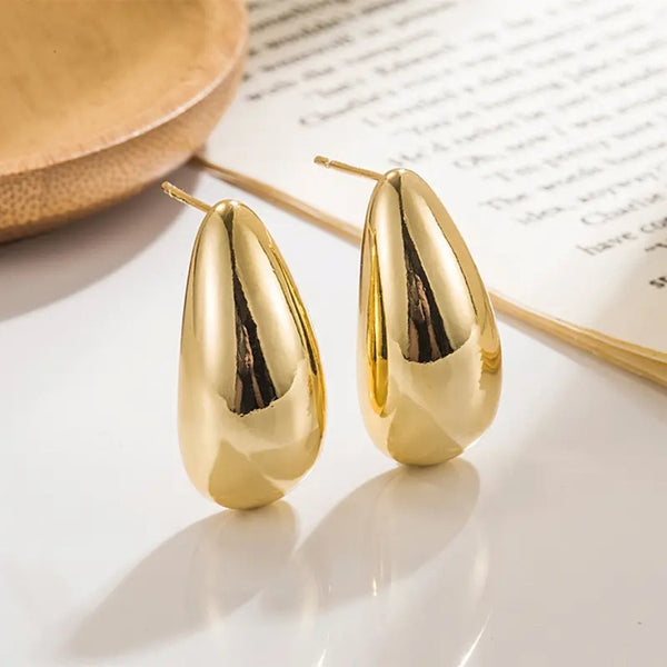 Anti Tarnish Long Eye Drop Earring Boho Bloom