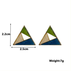 Triangle Geometric Earrings Boho Bloom