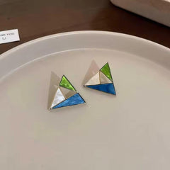 Triangle Geometric Earrings Boho Bloom