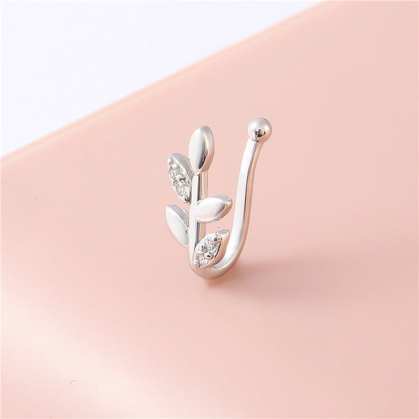 Fake nose clip silver Piercing Beauty NX