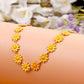 Daisy Flower Necklace Boho Bloom