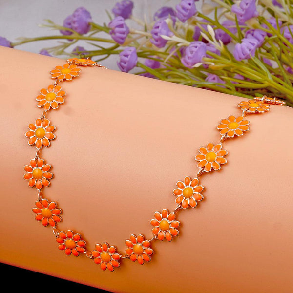 Daisy Flower Necklace Boho Bloom