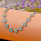 Daisy Flower Necklace Boho Bloom