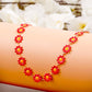 Daisy Flower Necklace Boho Bloom