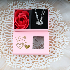 Love silver chand necklace Boho Bloom
