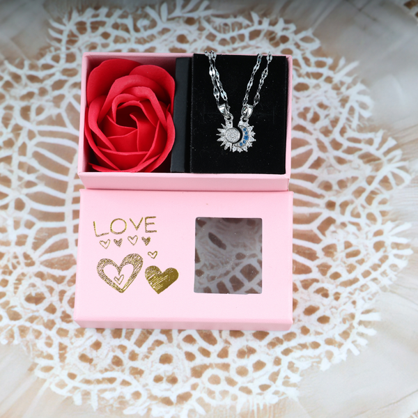 Love silver chand necklace Boho Bloom