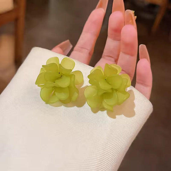 Floral Studs Earrings Boho Bloom