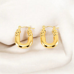 Anti tarnish trendy gold earrings Boho Bloom
