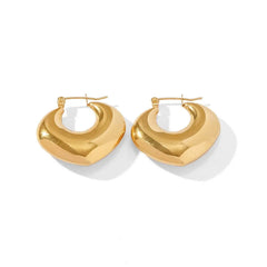 Anti Tarnish Chic Hoop Earring Boho Bloom