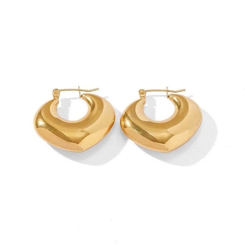 Anti Tarnish Chic Hoop Earring Boho Bloom