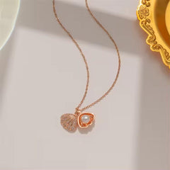 Seashell and Pearl Necklace Boho Bloom