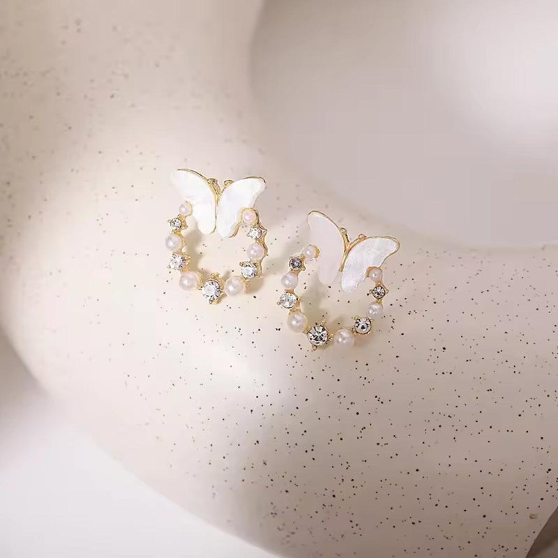 Buttery ring stylish earrings studs for women and girls Boho Bloom