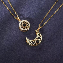 Heavenly Moon Medley Necklace Boho Bloom