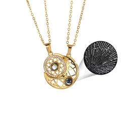 Heavenly Moon Medley Necklace Boho Bloom