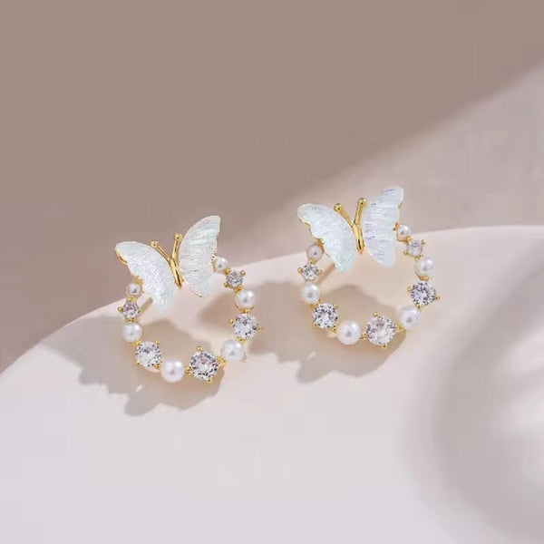 Buttery ring stylish earrings studs for women and girls Boho Bloom