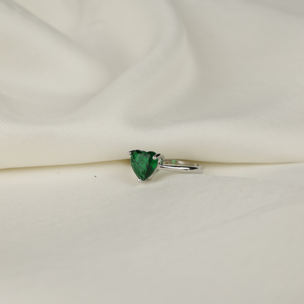 Natural Green Tourmaline Gemstone Ring BeautyNX.com