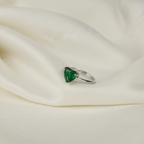 Natural Green Tourmaline Gemstone Ring BeautyNX.com