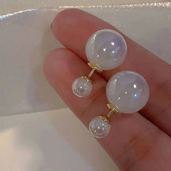Pearl Ball Earring Boho Bloom