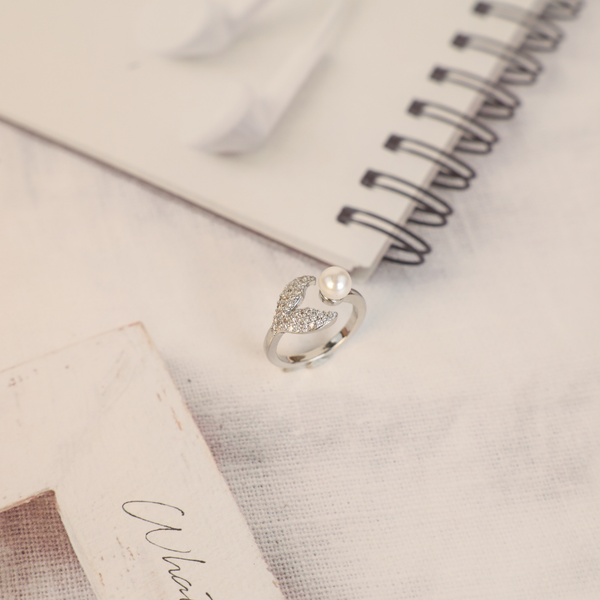 Love silver fish ring Boho Bloom