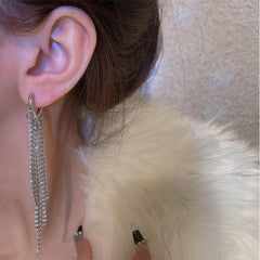 Western white diamond stone earrings Boho Bloom