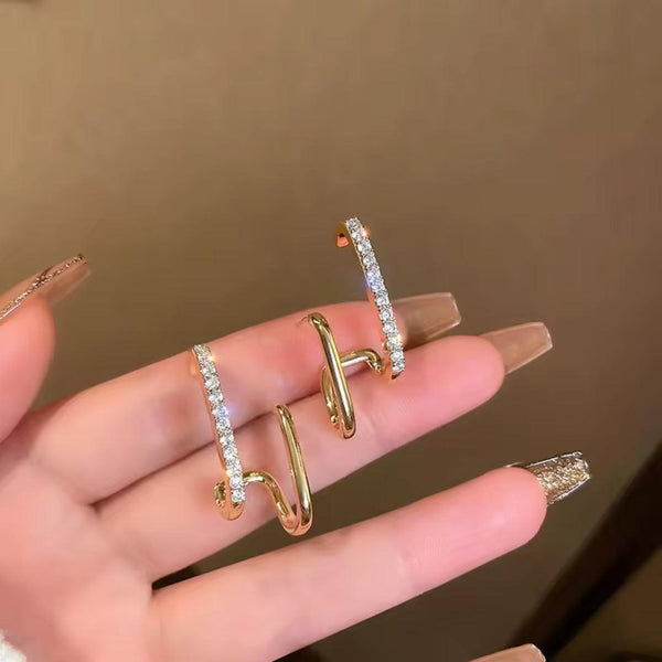 New style of golden earring Boho Bloom