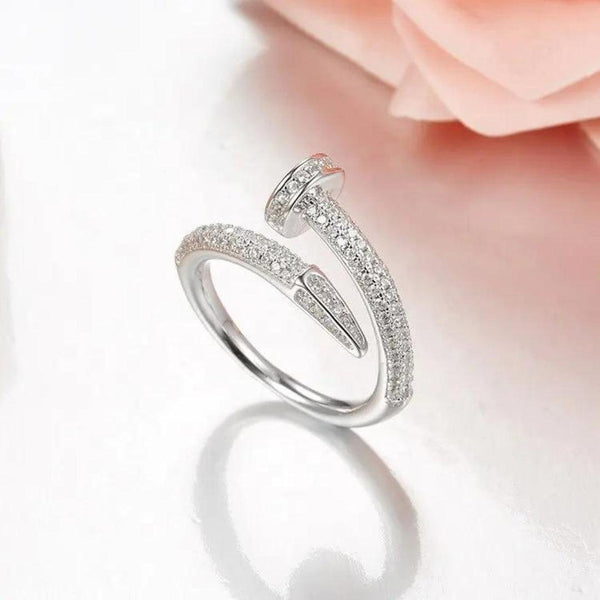 Silver Wrap-Around Ring Boho Bloom