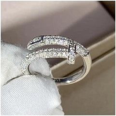 Silver Wrap-Around Ring Boho Bloom