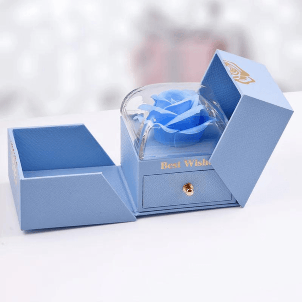 Luxury Acrylic Glass Window Jewelry Drawer Box Beauty NX