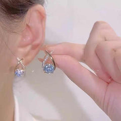 Shiny Crystal Earring Boho Bloom