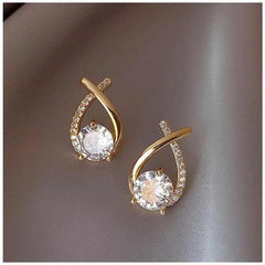 Shiny Crystal Earring Boho Bloom