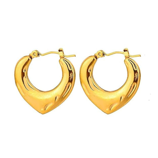 stainless steel v hoop Boho Bloom