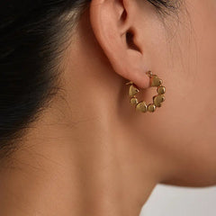Anti tarnish charming drop earrings Boho Bloom